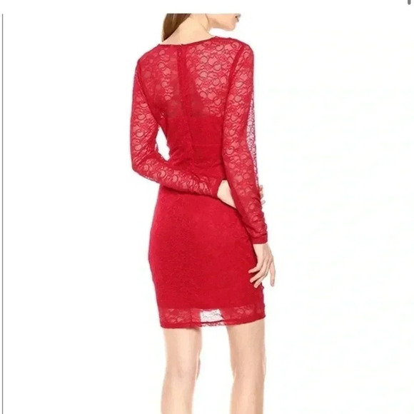 NWT GUESS TAILA NETTED LACE MINI  DRESS S - Picture 2 of 8